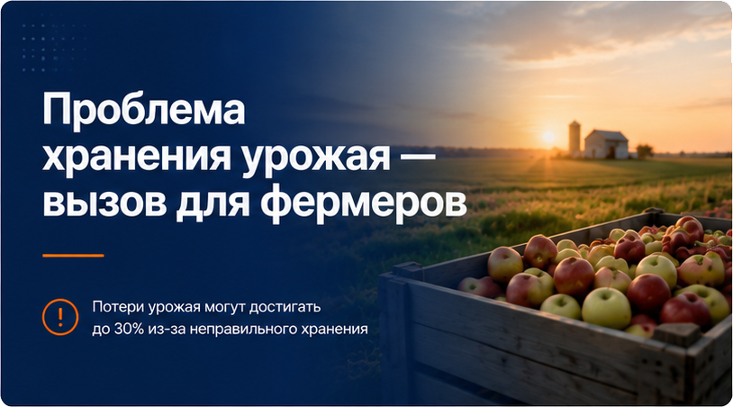 Проблема хранения урожая: вызов для фермеров
